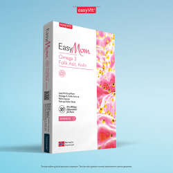EasyMom Omega 3 Folik Asit ve Kolin İçeren Takviye Edici Gıda 30 Adet - 2