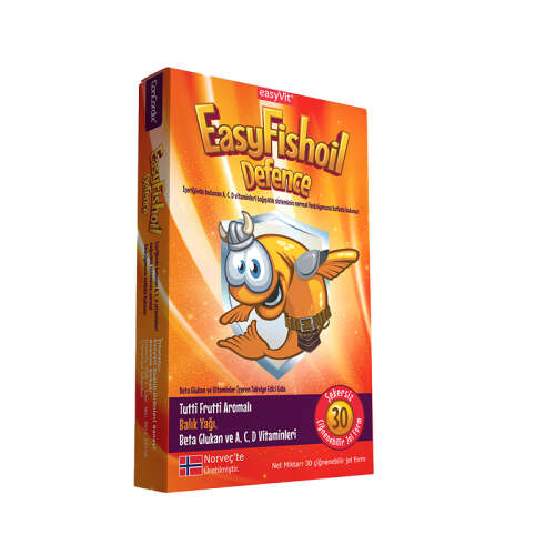 Easy Fish Oil Beta Glukan Çiğnenebilir 30 Jel Form - EasyVit