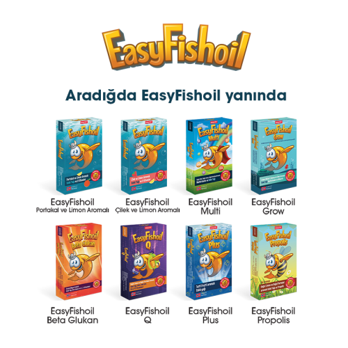 Easy Fish Oil Grow 30 Adet Çiğnenebilir Jel Form - 6