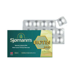 Sjomann’s Biotin 3000 İçeren Takviye Edici Gıda 30 Adet Çiğnenebilir Jel Form - 1