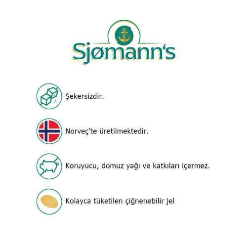 Sjomann’s CoQ10 100 mg İçeren Takviye Edici Gıda 30 Adet Çiğnenebilir Jel Form - 2