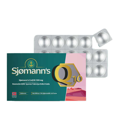 Sjomann’s CoQ10 100 mg İçeren Takviye Edici Gıda 30 Adet Çiğnenebilir Jel Form - EasyVit