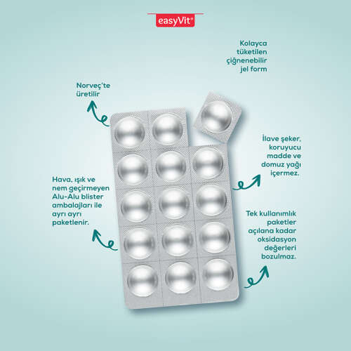 Sjomann’s CoQ10 100 mg İçeren Takviye Edici Gıda 30 Adet Çiğnenebilir Jel Form - 5