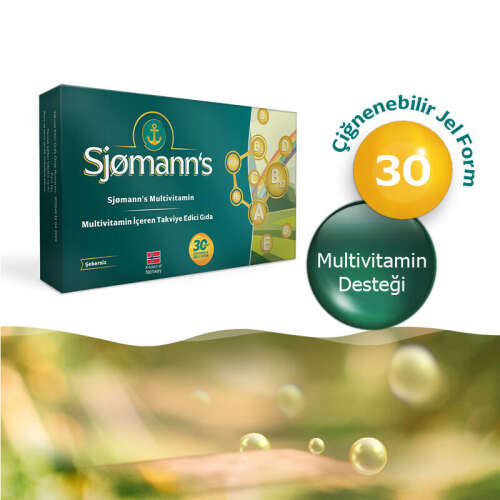 Sjomann’s Multivitamin İçeren Takviye Edici Gıda 30 Adet Çiğnenebilir Jel Form - 3