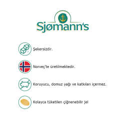 Sjomann’s Omega 3 ve Vitamin D3 İçeren Takviye Edici Gıda 30 Adet Çiğnenebilir Jel Form - 2