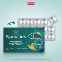 Sjomann’s Omega 3 ve Vitamin D3 İçeren Takviye Edici Gıda 30 Adet Çiğnenebilir Jel Form - 2