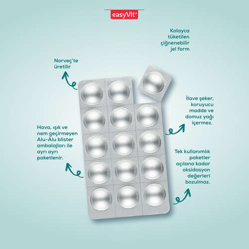 Sjomann’s Vitamin B12 İçeren Takviye Edici Gıda 30 Adet Çiğnenebilir Jel Form - 5