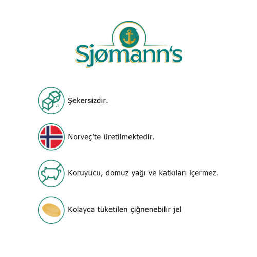 Sjomann’s Vitamin D3 1000 IU İçeren Takviye Edici Gıda 30 Adet Çiğnenebilir Jel Form - 2
