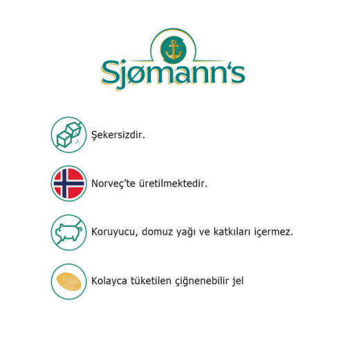 Sjomann’s Vitamin D3 ve K2 İçeren Takviye Edici Gıda 30 Adet Çiğnenebilir Jel Form - 2