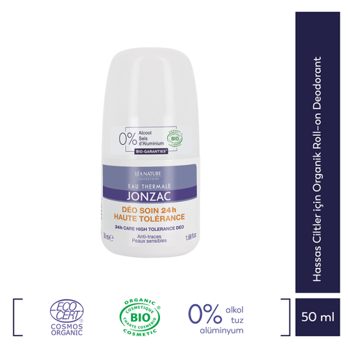 Eau de Jonzac Organik 24 Saat Yüksek Toleranslı Roll-On Deodorant 50 ml - 2