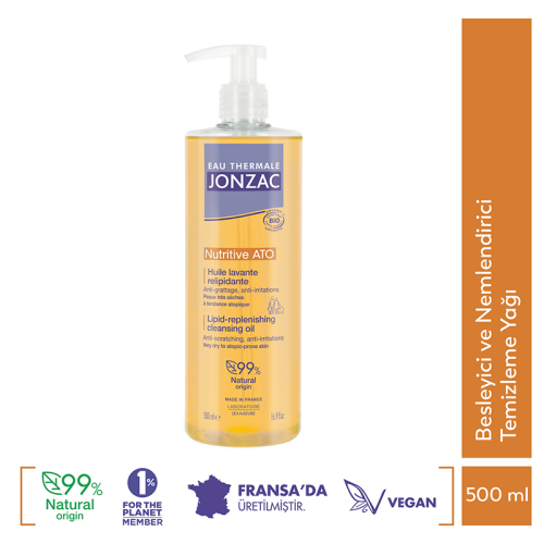 Eau Thermale Jonzac Nutritive Ato Lipid Replenishing Cleansing Oil 500 ml - 2