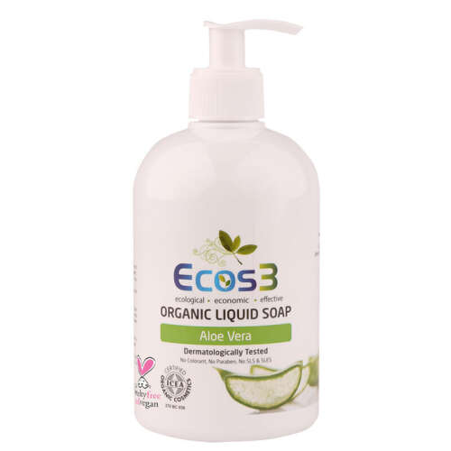 Ecos3 Aloe Vera Özlü Organik Sıvı Sabun 500 ml - Ecos3