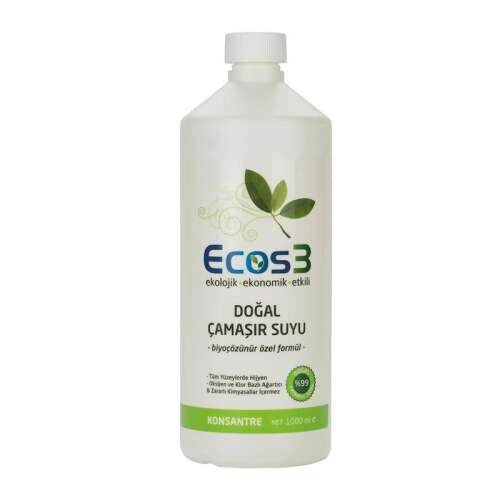 Ecos3 Ekolojik Doğal Çamaşır Suyu 1LT - Ecos3
