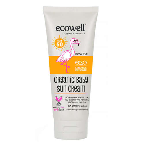 Ecowell Organik Bebek Güneş Kremi Spf 50 110 gr - Ecowell