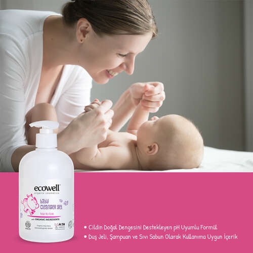 Ecowell Bebek Temizleme Jeli 500 ml - 3