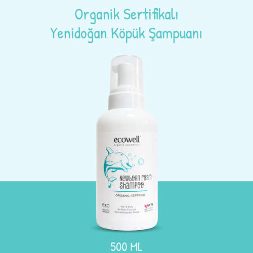 Ecowell Yeni Doğan Köpük Şampuan 500 ml - 2
