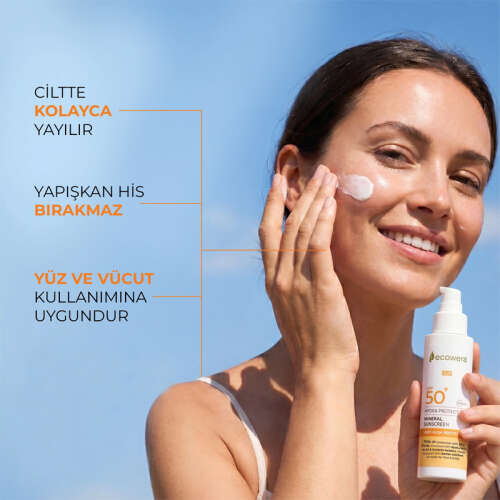 Ecowera Mineral Güneş Kremi Spf50+ 150ml - 8