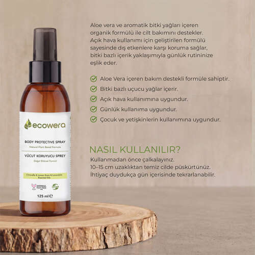 Ecowera Vücut Koruyucu Sprey 125 ml - 6