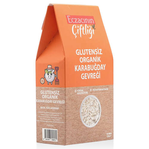 Eczacının Çiftliği Glutensiz Organik Karabuğday Gevreği 250 gr - 1