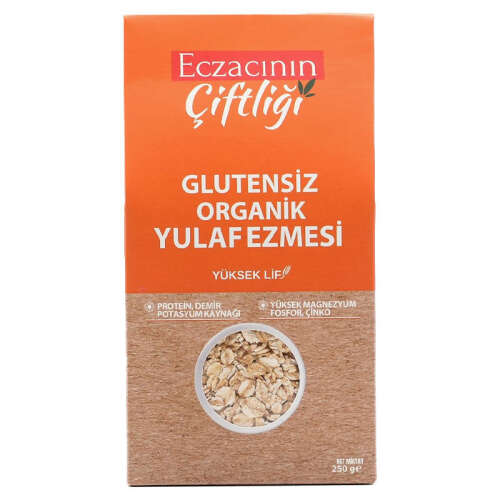 Eczacının Çiftliği Glutensiz Organik Yulaf Ezmesi 250 g - 1