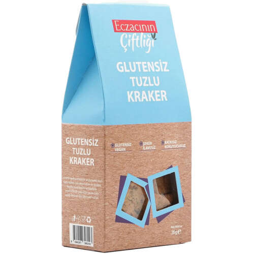 Eczacının Çiftliği Glutensiz Tuzlu Kraker 35 g - 3
