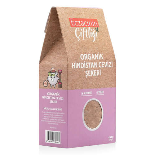 Eczacının Çiftliği Organik Hindistan Cevizi Şekeri 250 gr - Eczacının Çiftliği