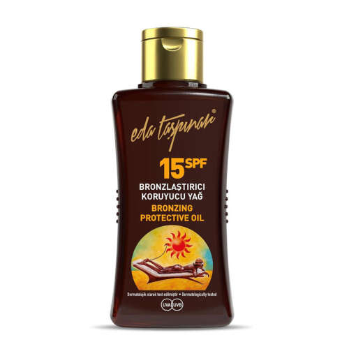 Eda Taşpınar Bronzing Protective Oil Spf 15 50 ml Seyahat Boy - Eda Taşpınar