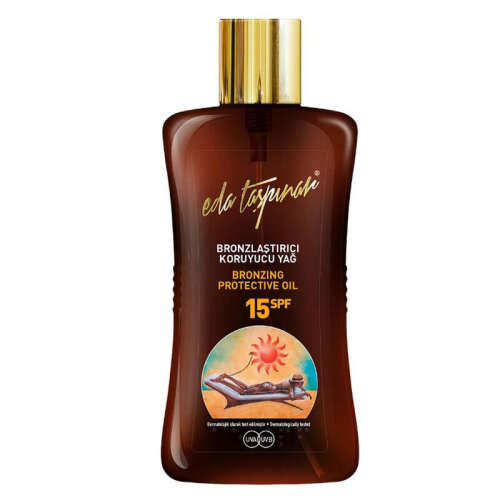 Eda Taşpınar Bronzlaştırıcı Koruyucu Yağ Spf15 200ml - 1