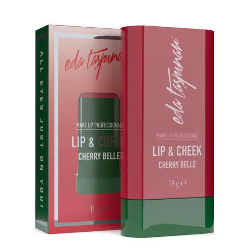 Eda Taşpınar Lip Cheek Cream Blush Stick Cherry Belle 19 gr - Eda Taşpınar