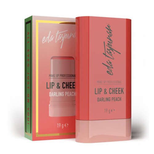 Eda Taşpınar Lip&Cheek Cream Stick Allık - Darling Peach 19g - Eda Taşpınar