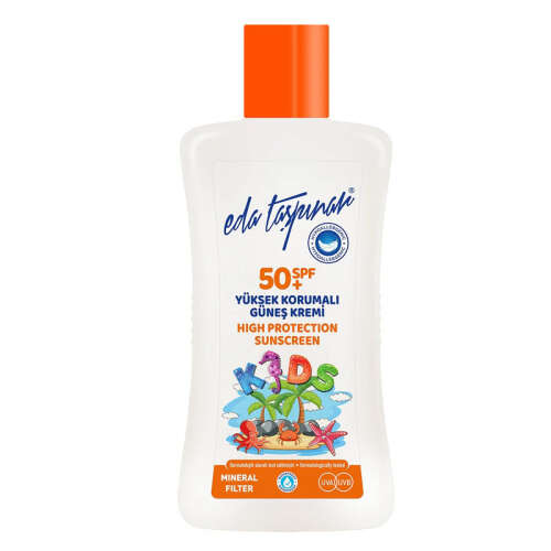 Eda Taşpınar Spf 50 Çocuklar İçin Yüksek Korumalı Güneş Kremi 200 ml - Eda Taşpınar