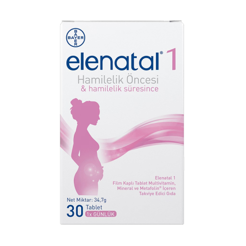 Elenatal 1 Takviye Edici Gıda 30 Tablet - 1