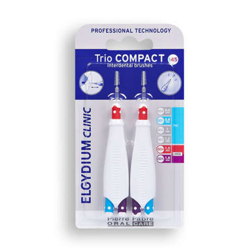 Elgydium Clinic Triocompact Mixt Large Geniş Mix Arayüz Fırçası - 1
