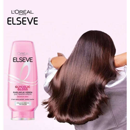 Elseve Glycolic Gloss Parlaklık Veren Saç Bakım Kremi 250 ml - 3