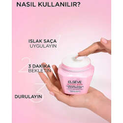 Elseve Glycolic Gloss Saç Bakım Maskesi 300 ml - 3