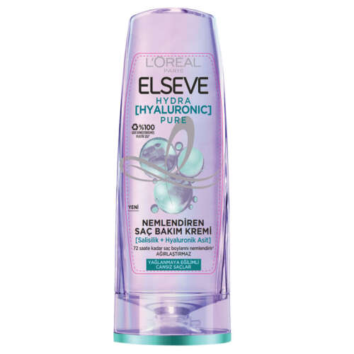 Elseve Hydra Hyaluronic Pure Nemlendiren Saç Bakım Kremi 250 ml - 1