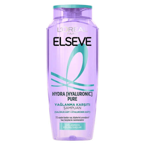 Elseve Hydra Hyaluronic Pure Yağlanma Karşıtı Arındırıcı Şampuan 300 ml - Elseve