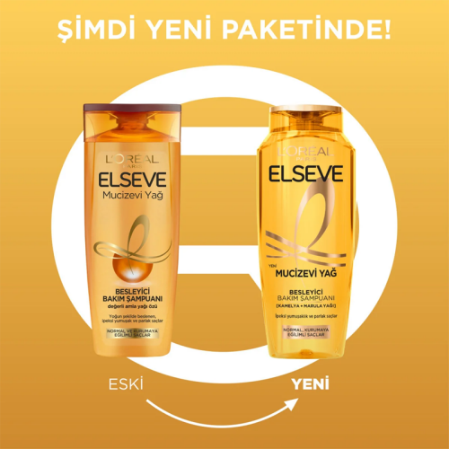Elseve Mucizevi Yağ Besleyici Bakım Şampuanı 300 ml - 2