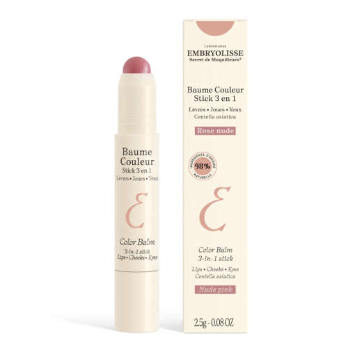 Embryolisse Color Balm 3In1 - Renk Balsamı Nude Pink 2.5 gr - Embryolisse
