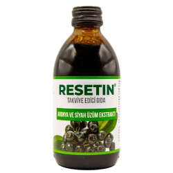 Resetin Aronya ve Siyah Üzüm Ekstraktı Takviye Edici Gıda 250 ml - 1