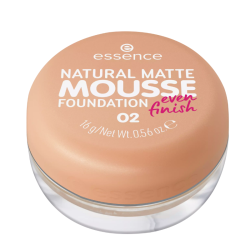 Essence Natural Matte Mousse Foundation 02 - 16gr - Essence