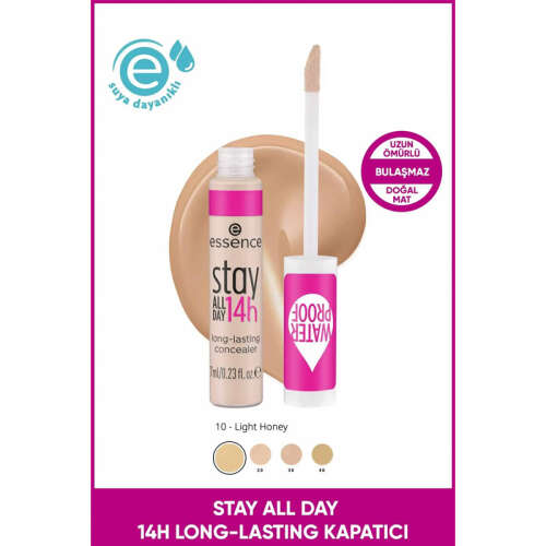 Essence Stay All Day 14h Long Lasting Concealer - 10 Light Honey 7 ml - 5