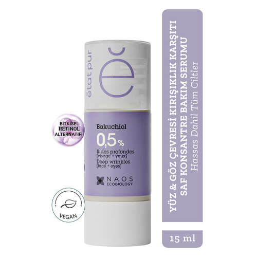 Etat Pur Bakuchiol Kırışıklık Karşıtı Konsantre Bakım Serumu 15 ml - Etat Pur