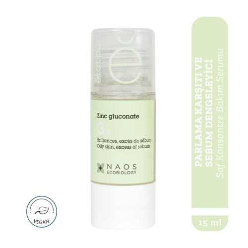 Etat Pur Pure Active Çinko Glukonat %3 Parlama Karşıtı Saf Konsantre Bakım 15 ml - 2