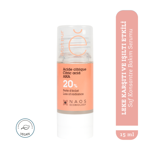 Etat Pur Pure Active Sitrik Asit %26 Gözenek Sıkılaştırıcı Saf Konsantre Bakım 15 ml - 2