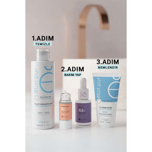 Etat Pur Pure Cleanser Besleyici Nazik Yüz Temizleme Sütü 200 ml Kuru ve Hassas Cilt - 6