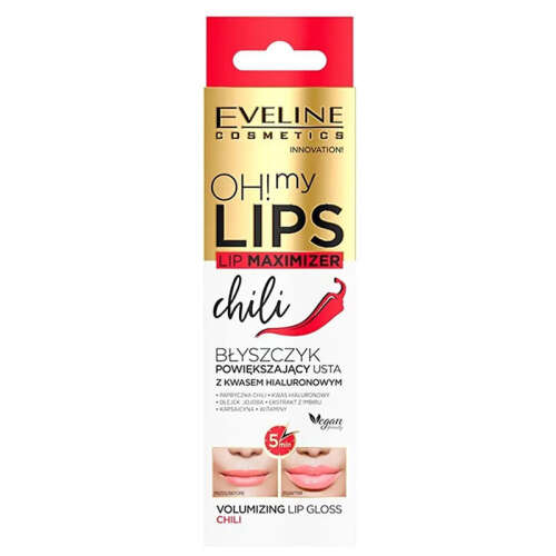 Eveline Cosmetics Oh My Lips Dudak Parlatıcı 4.5 ml Chili - Eveline Cosmetics