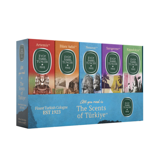 Eyüp Sabri Tuncer All You Need Is Scents Of Türki̇ye Cam Şişe Kolonya Seti 16 ml x 5 - Eyüp Sabri Tuncer