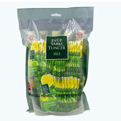 Eyüp Sabri Tuncer Çeşme Limonu Kolonyalı Mendil 150 Adet - Eyüp Sabri Tuncer