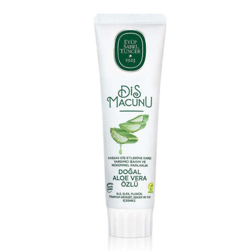 Eyüp Sabri Tuncer Doğal Aloe Vera Özlü Diş Macunu 90 ml - Eyüp Sabri Tuncer